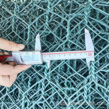 Cesto in maglia di gabion corrosione e gabion box